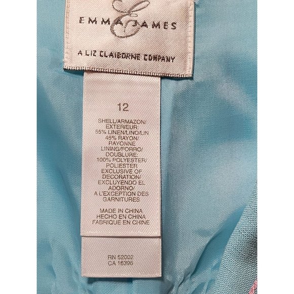 Emma & James Linen Jacket Blazer Size 12 Linen Blend‎ - Picture 3 of 7